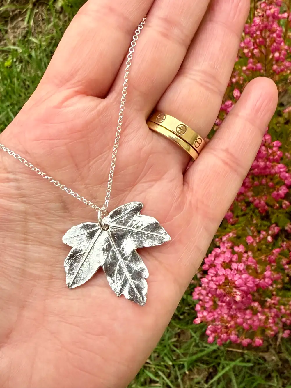 Maple Leaf Sterling Silver necklace
