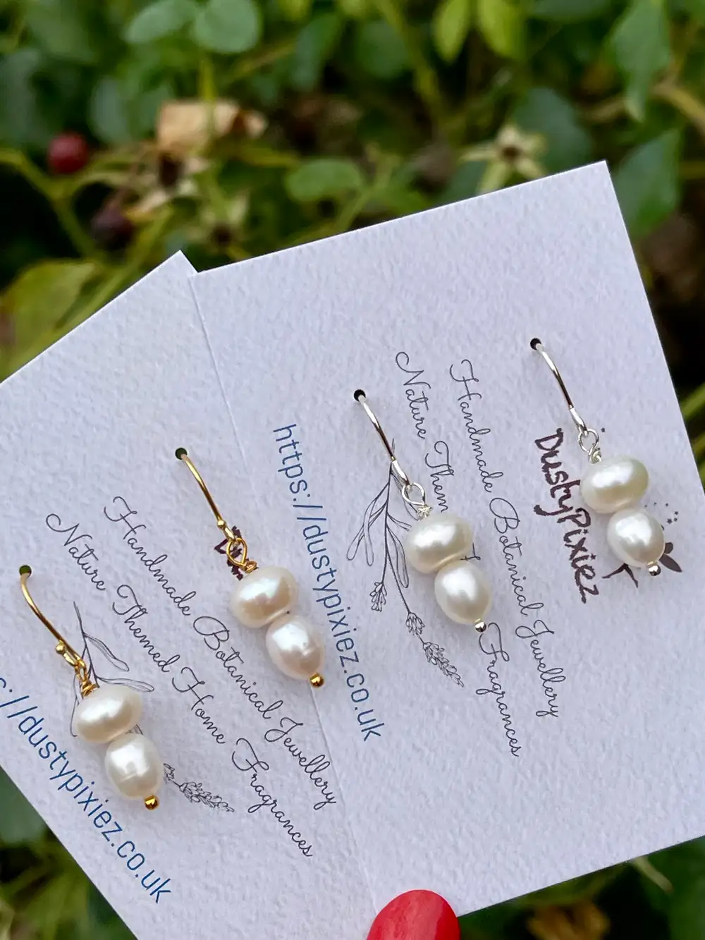 Handmade Freshwater Pearl Drop Earrings